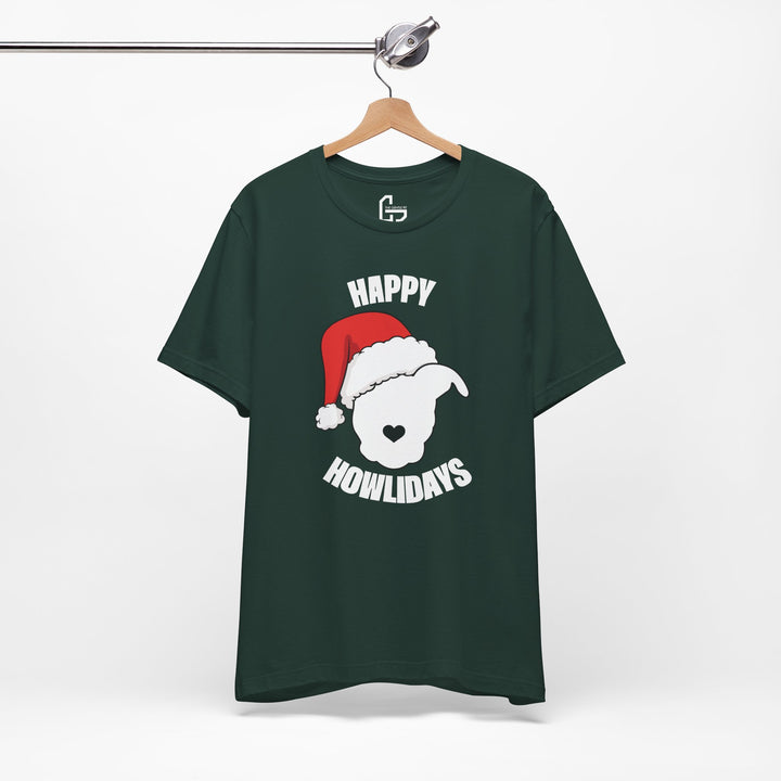 Happy Howlidays Unisex Short Sleeve T-shirt