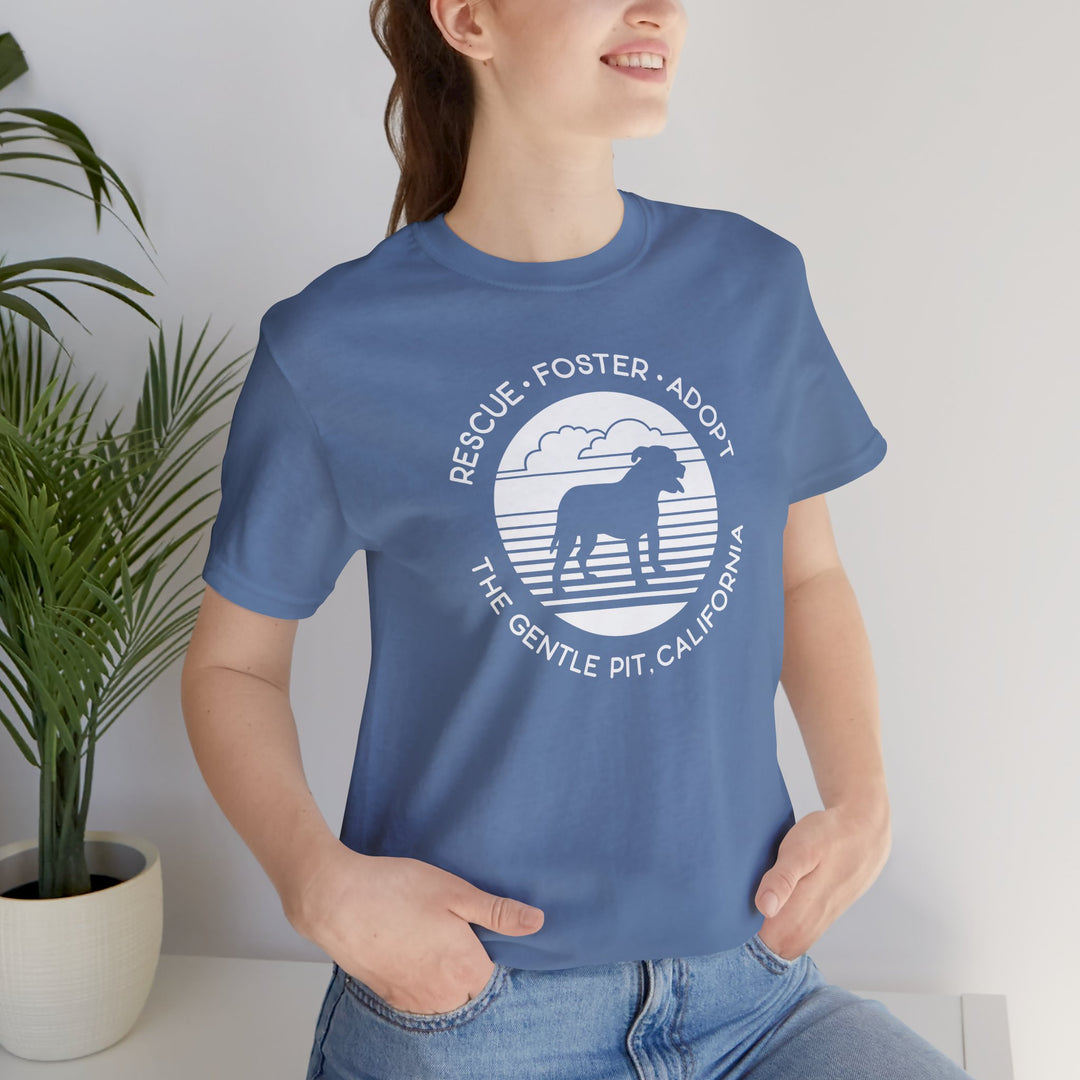 Rescue Foster Adopt Sunset Unisex T-Shirt