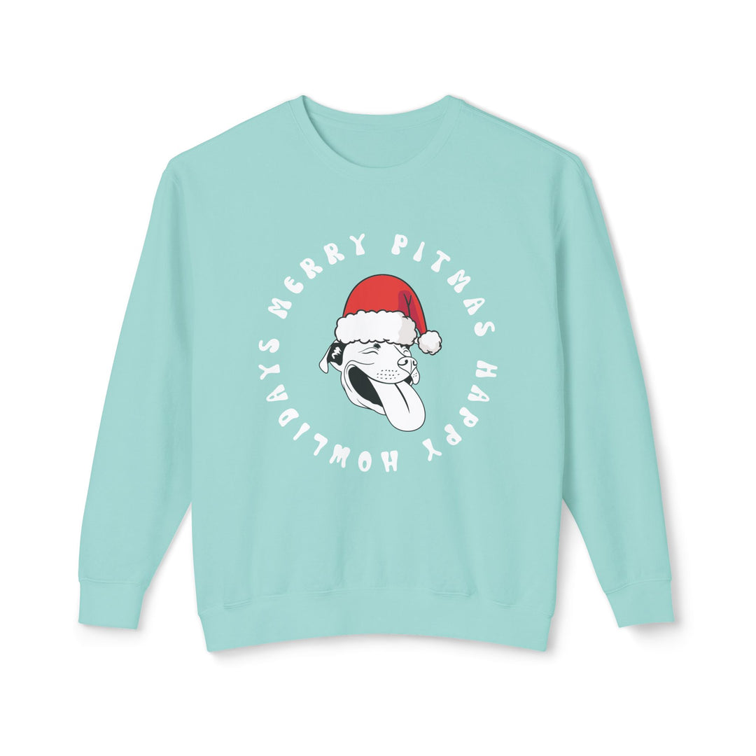 Merry Pitmas & Happy Howlidays Unisex Premium Sweatshirt