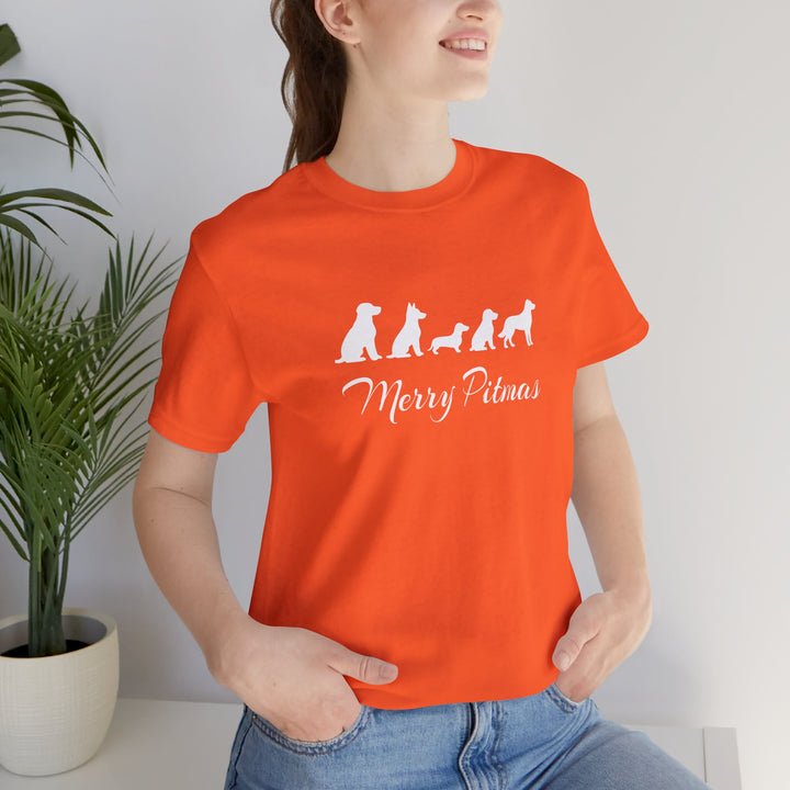 Merry Pitmas 2025 Unisex Short Sleeve T-shirt