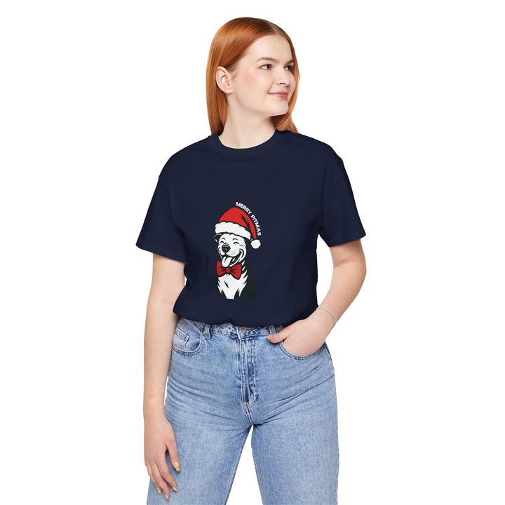 Merry Pitmas V3 Unisex Short Sleeve T-shirt