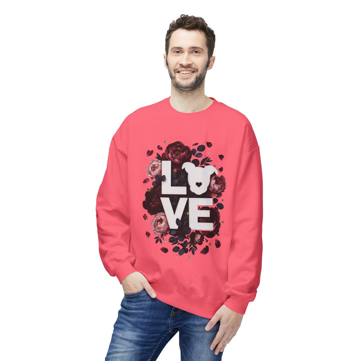 LOVE Floral Premium V1 Crewneck Sweatshirt