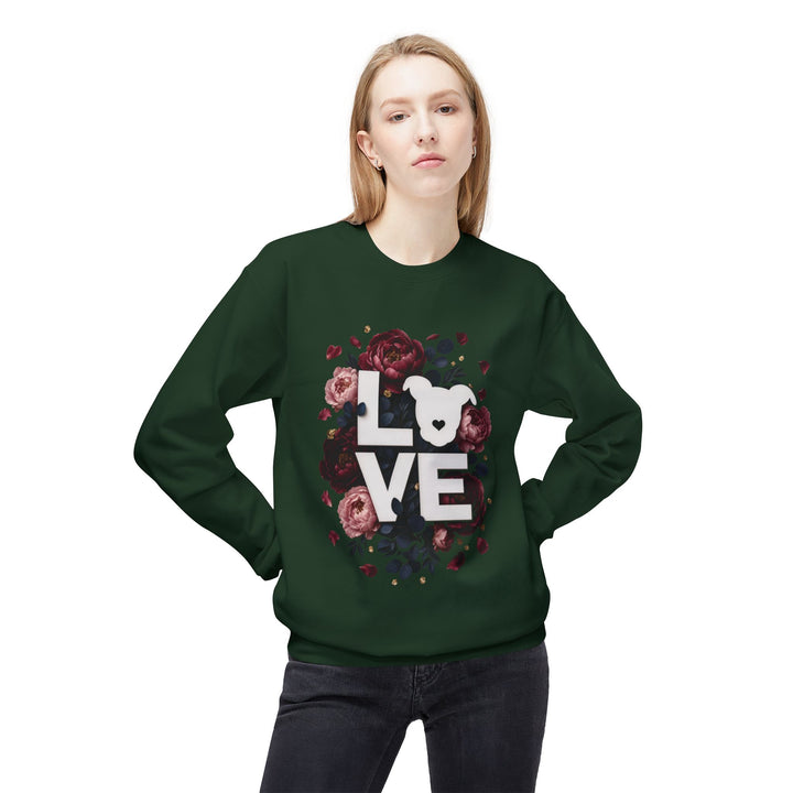 LOVE Floral Premium V1 Crewneck Sweatshirt