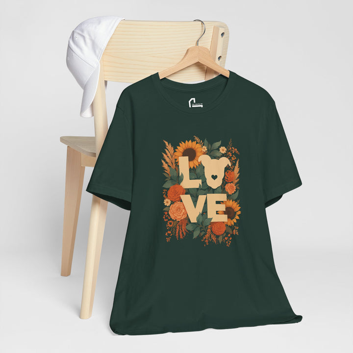 LOVE Floral Premium V2 Short Sleeve Tee