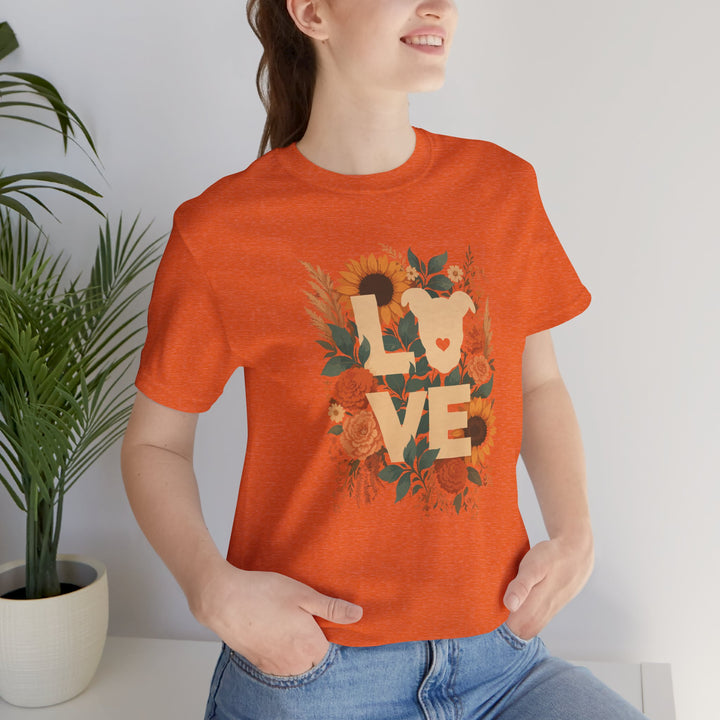 LOVE Floral Premium V2 Short Sleeve Tee