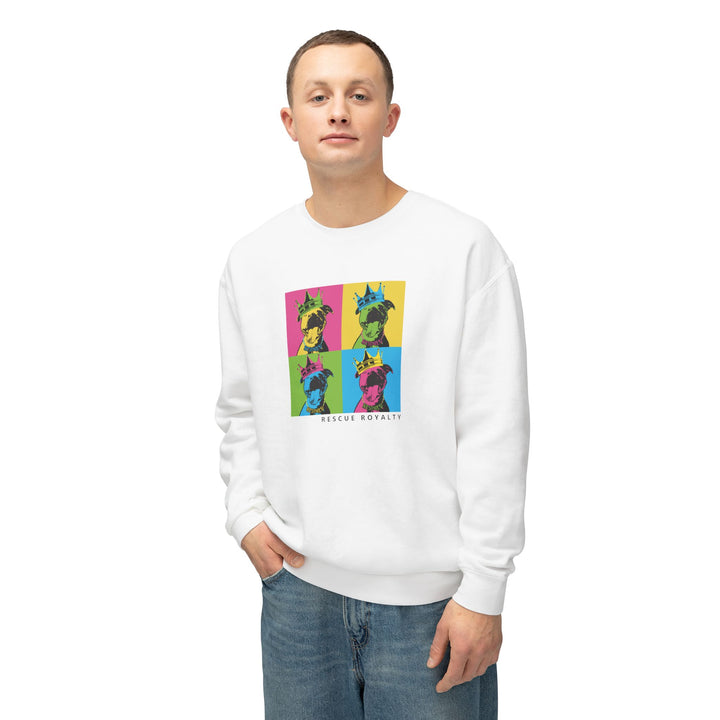 A Rescue Royalty Color Block Unisex Sweatshirt