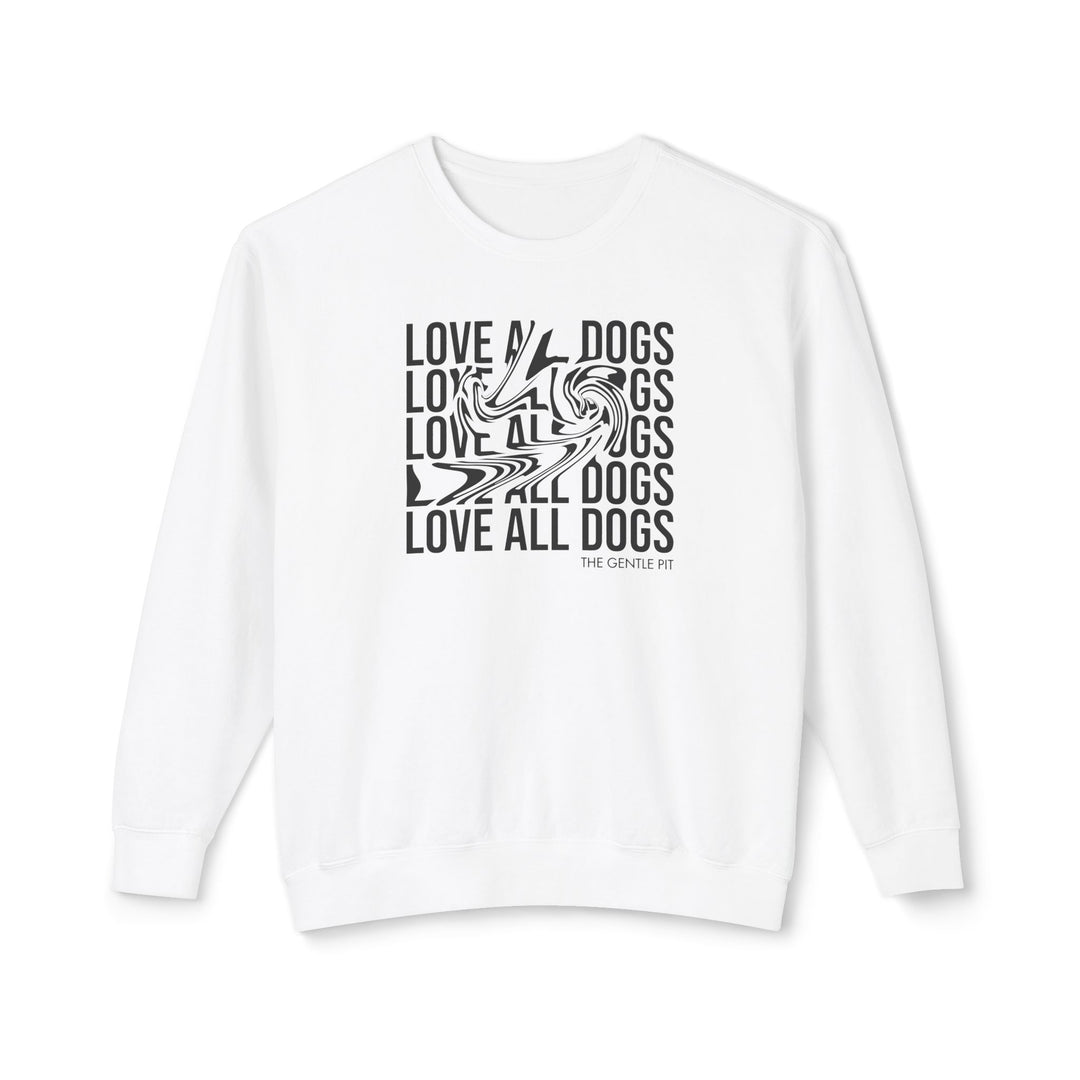 Love All Dogs Illussion Unisex Premium Sweatshirt