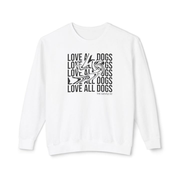 Love All Dogs Illussion Unisex Premium Sweatshirt