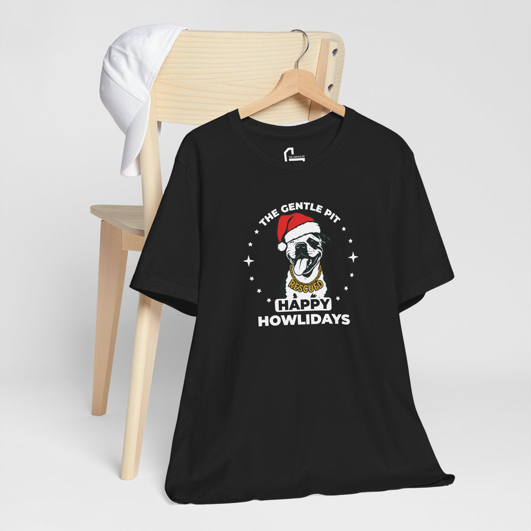 Happy Howlidays 2025 V3 Unisex Short Sleeve T-shirt