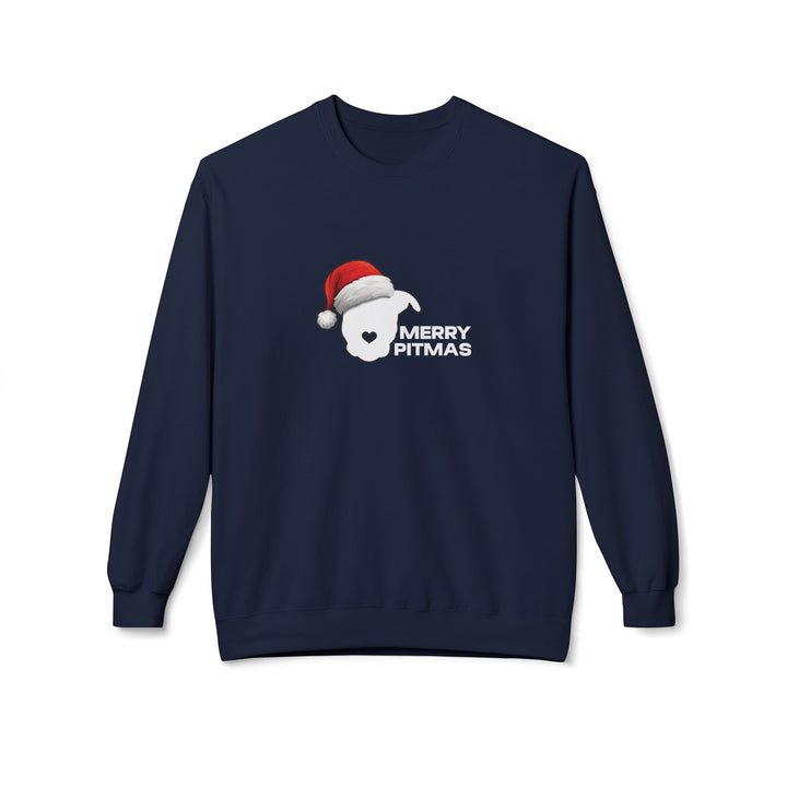 Merry Pitmas 2025 V2 Softstyle Fleece Crewneck Sweatshirt