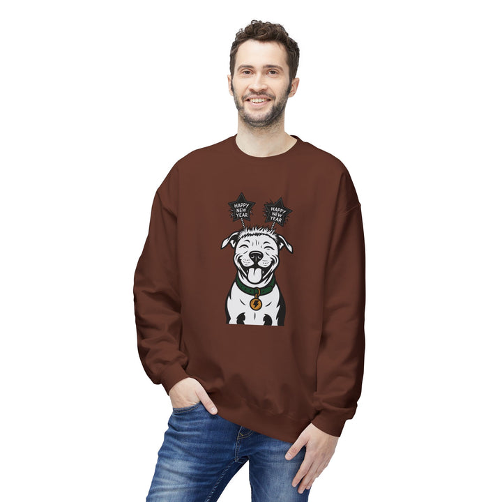 Happy New Year Pit LMTD. Softstyle Fleece Crewneck Sweatshirt