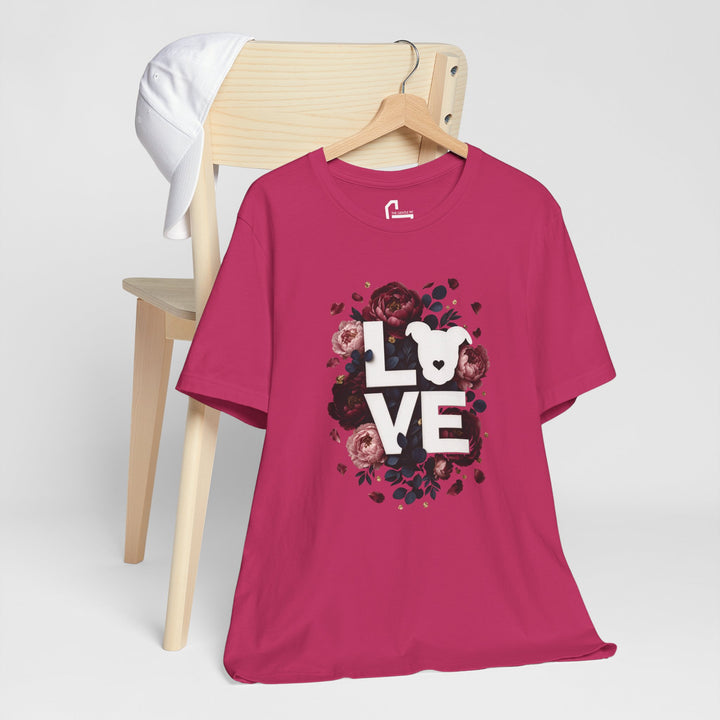 LOVE Floral Premium V1 Short Sleeve Tee