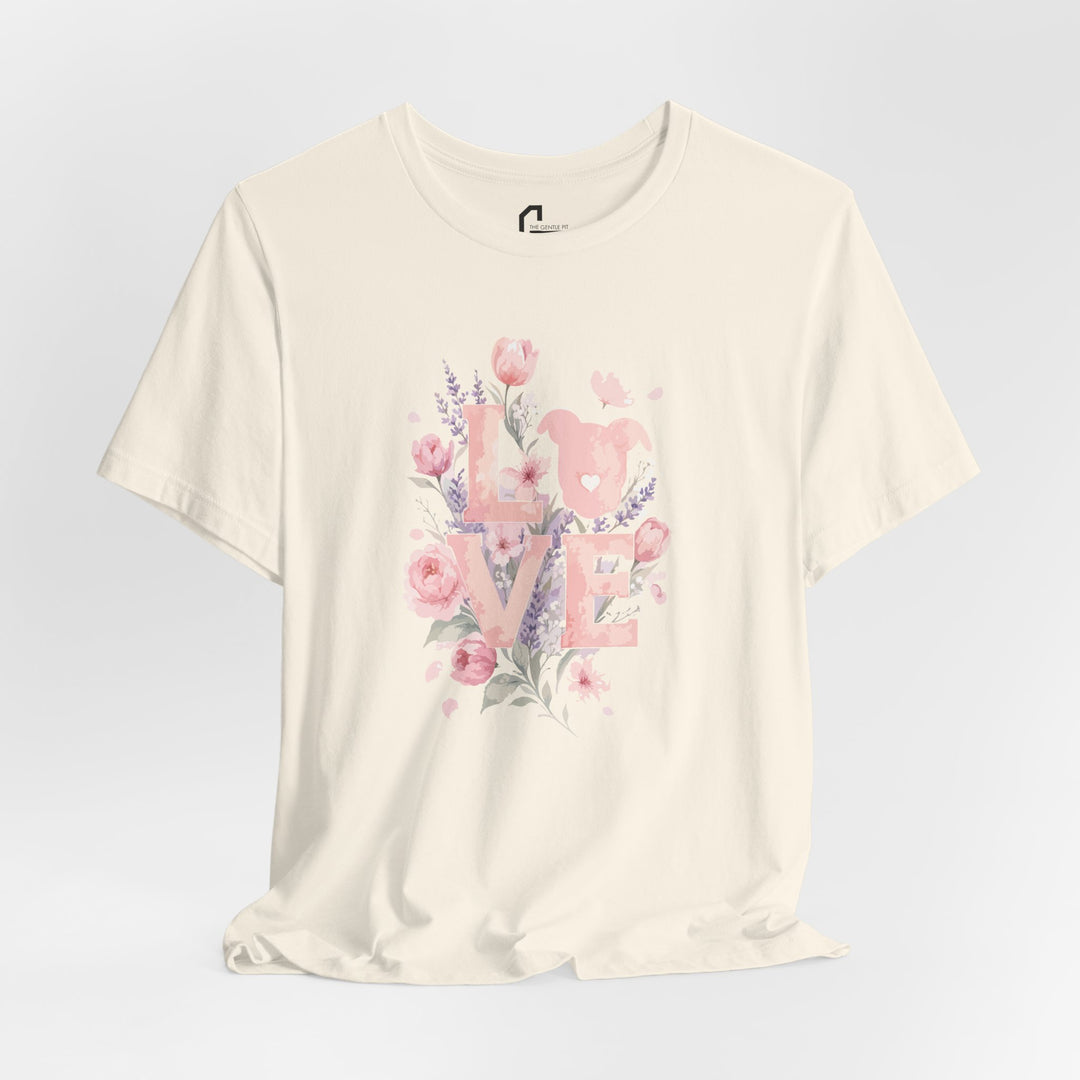 LOVE Floral Premium V3 Short Sleeve Tee