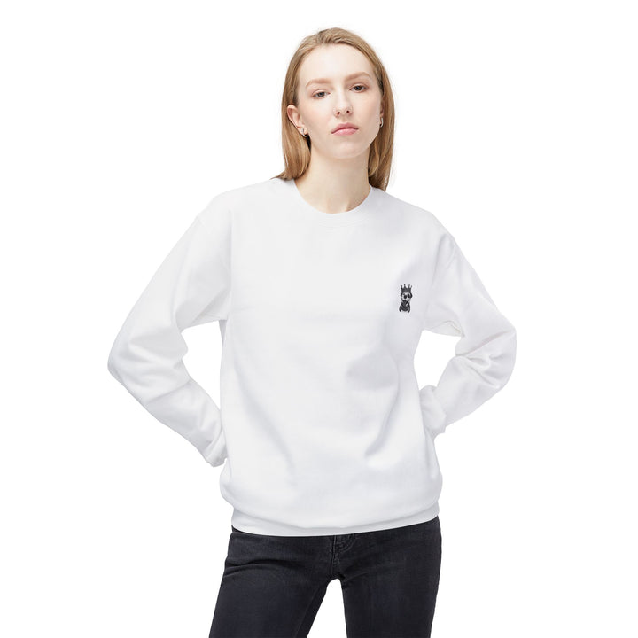 Crowned Pit BW Softstyle Fleece Crewneck Sweatshirt