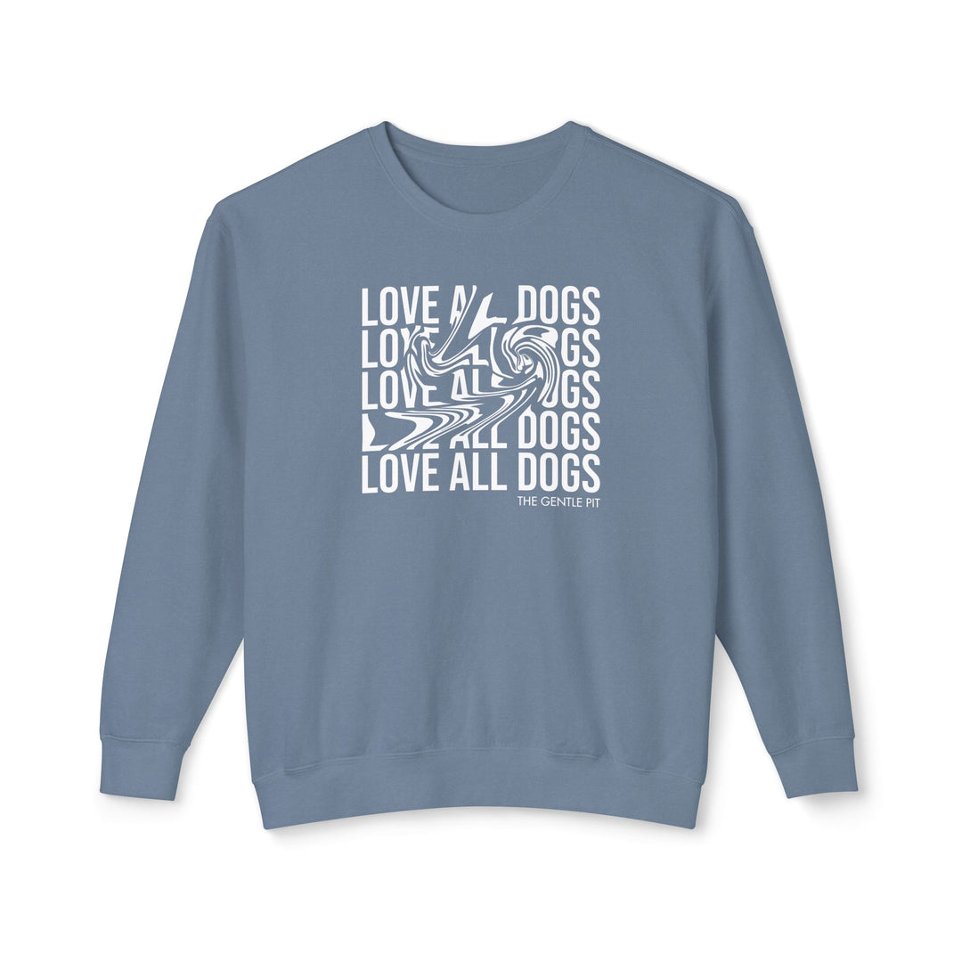 Love All Dogs Illussion Unisex Premium Sweatshirt