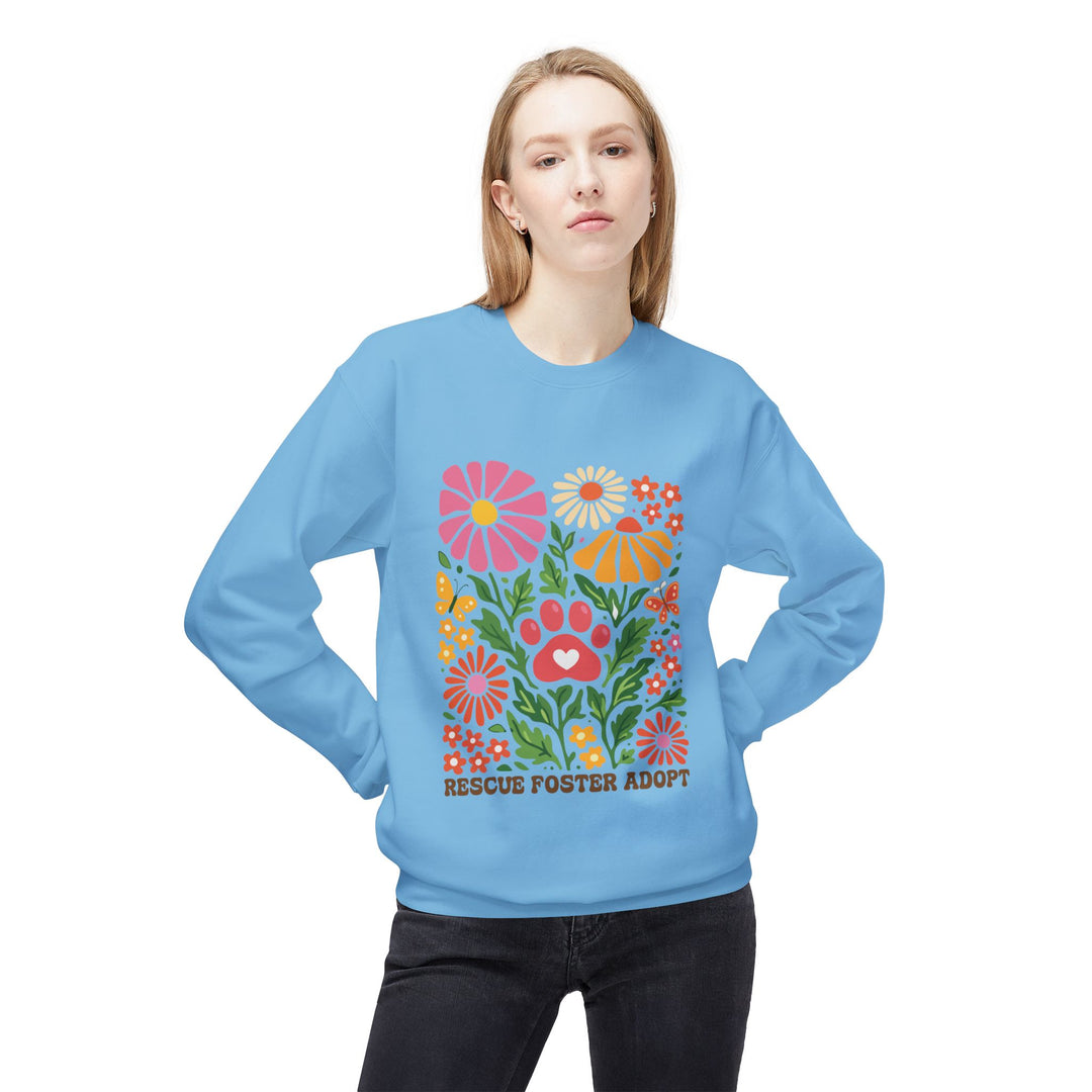 RFA Floral Collection V1 Softstyle Fleece Crewneck Sweatshirt