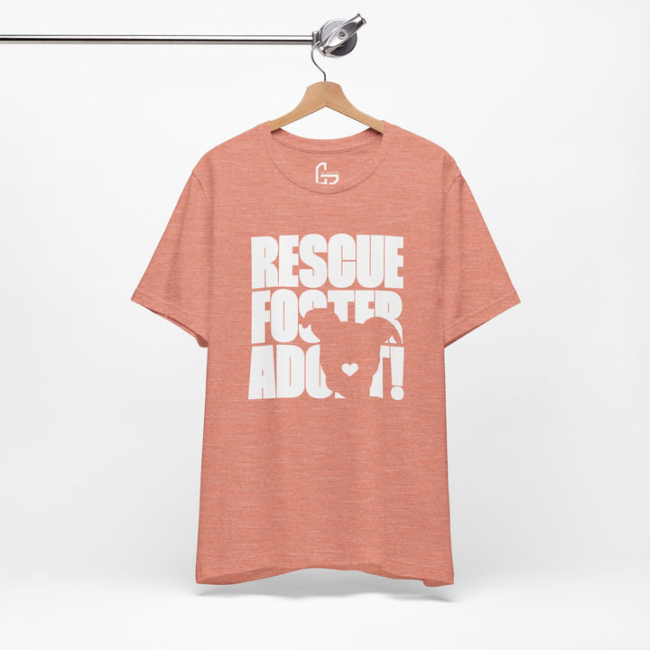 Rescue.Foster.Adopt V3 Unisex Short Sleeve T-shirt