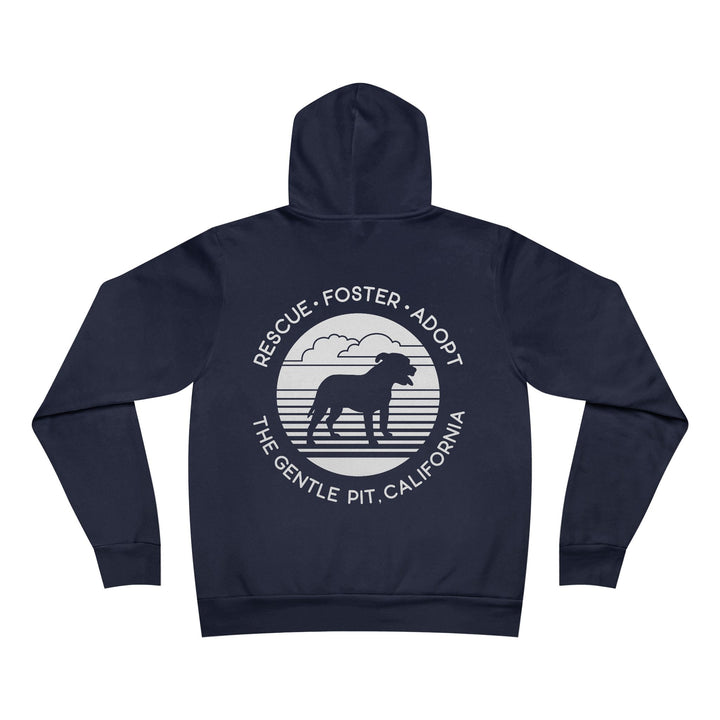 Rescue Foster Adopt Sunset Unisex Sponge Fleece Pullover Hoodie