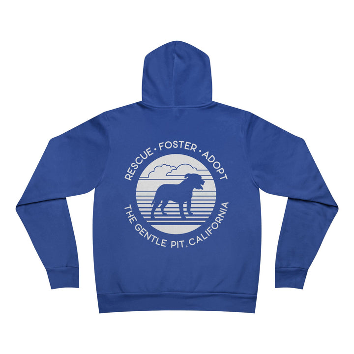 Rescue Foster Adopt Sunset Unisex Sponge Fleece Pullover Hoodie