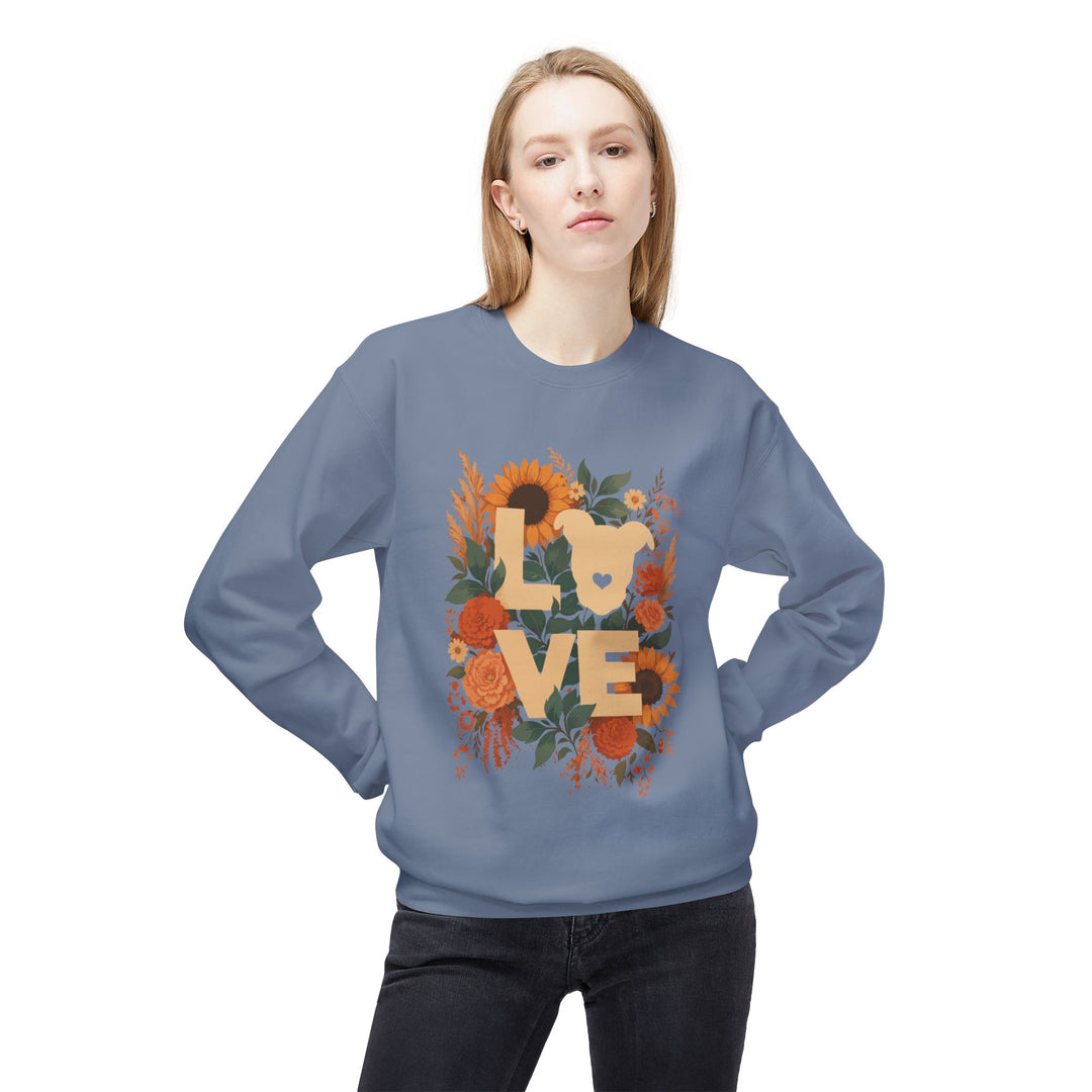 LOVE Floral Premium V2 Crewneck Sweatshirt