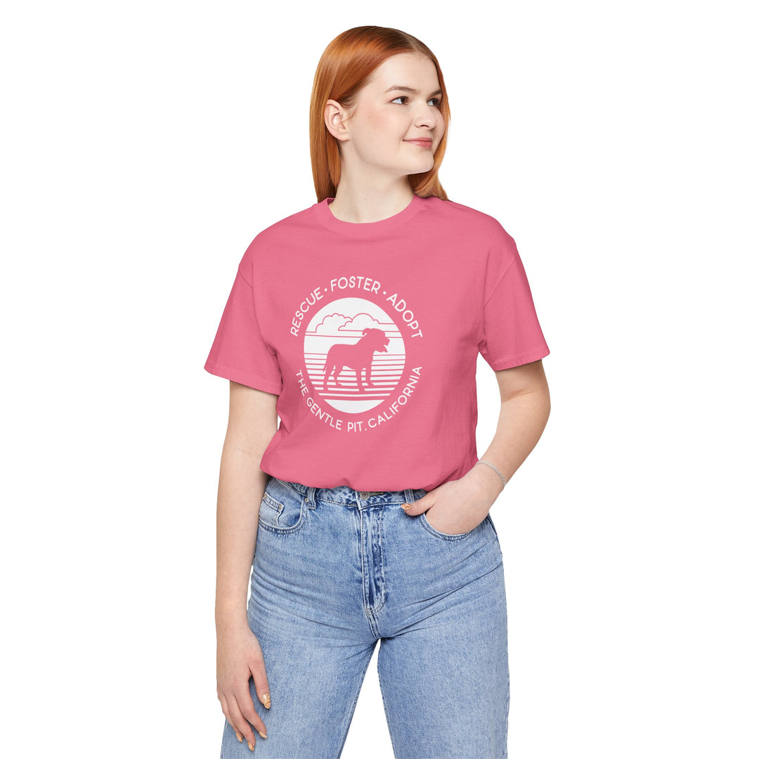 Rescue Foster Adopt Sunset Unisex T-Shirt