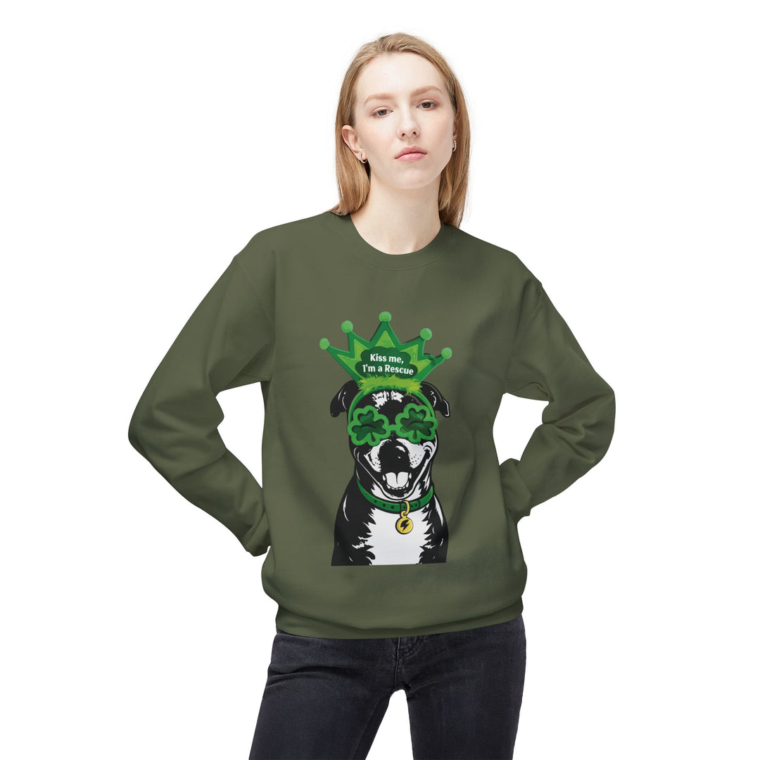 St. Patrick Pit Day V2 Softstyle Fleece Crewneck Sweatshirt