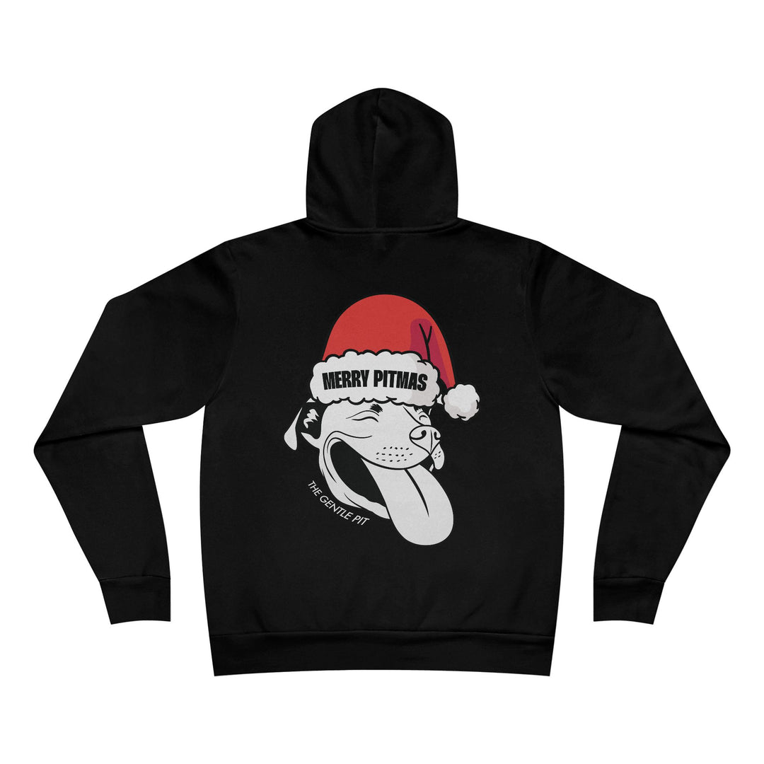 Merry Pitmas Unisex Sponge Fleece Pullover Hoodie