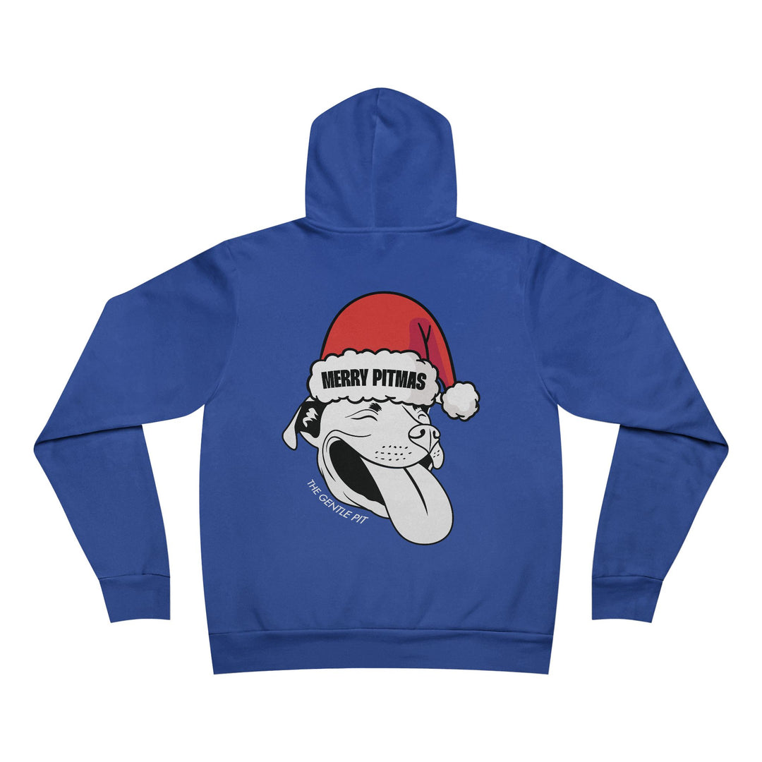 Merry Pitmas Unisex Sponge Fleece Pullover Hoodie