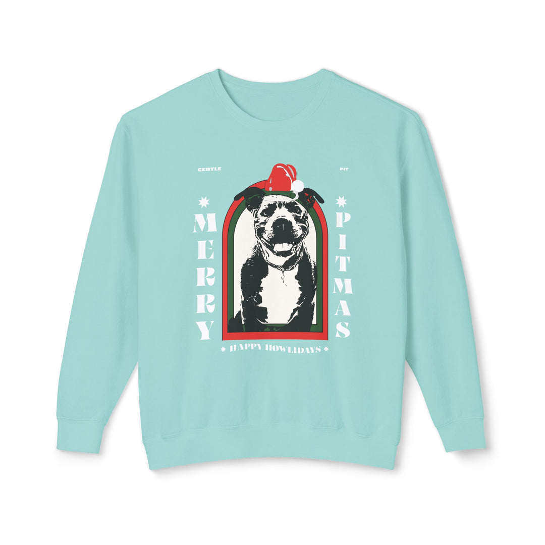 Merry Pitmas & Happy Howlidays Unisex Premium Sweatshirt