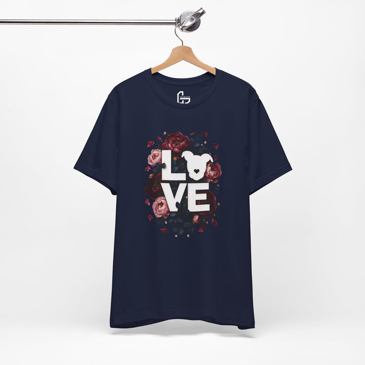 LOVE Floral Premium V1 Short Sleeve Tee