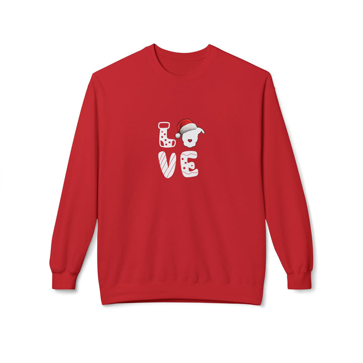 LOVE Christmas 2025 Softstyle Fleece Crewneck Sweatshirt