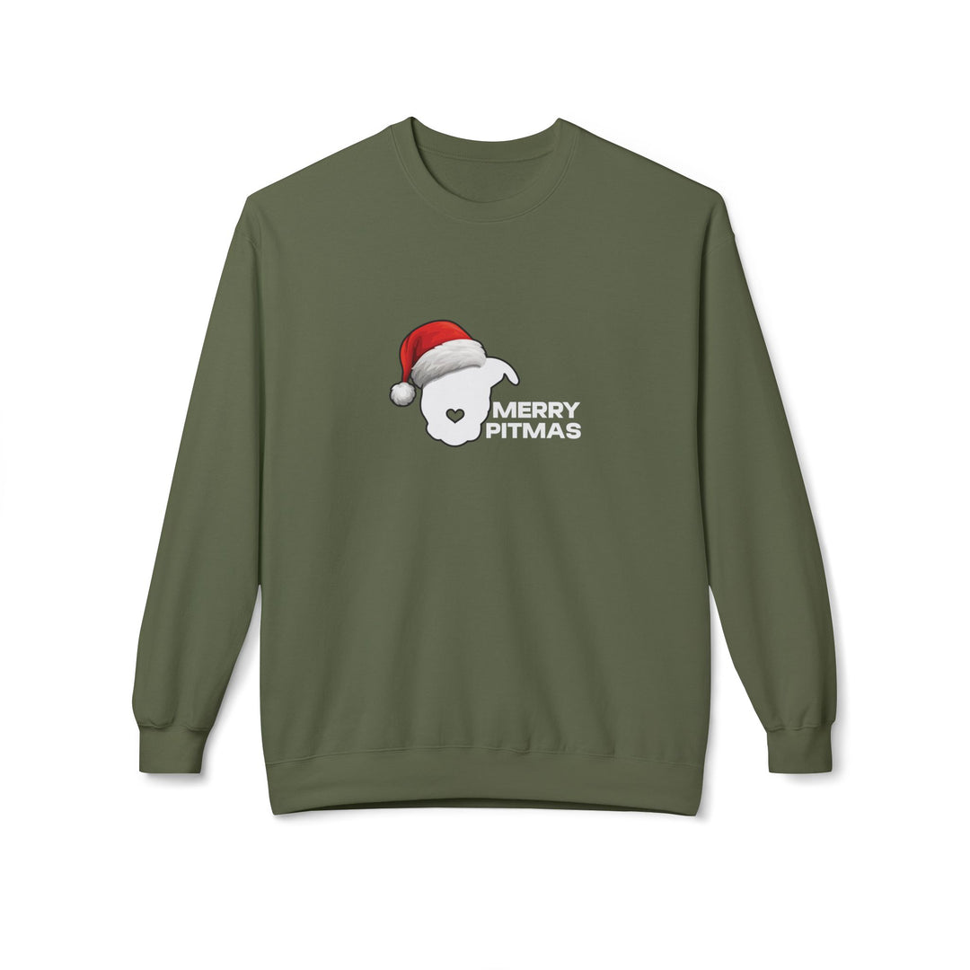 Merry Pitmas 2025 V2 Softstyle Fleece Crewneck Sweatshirt