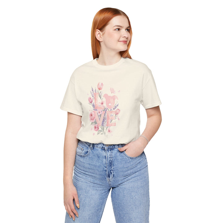 LOVE Floral Premium V3 Short Sleeve Tee