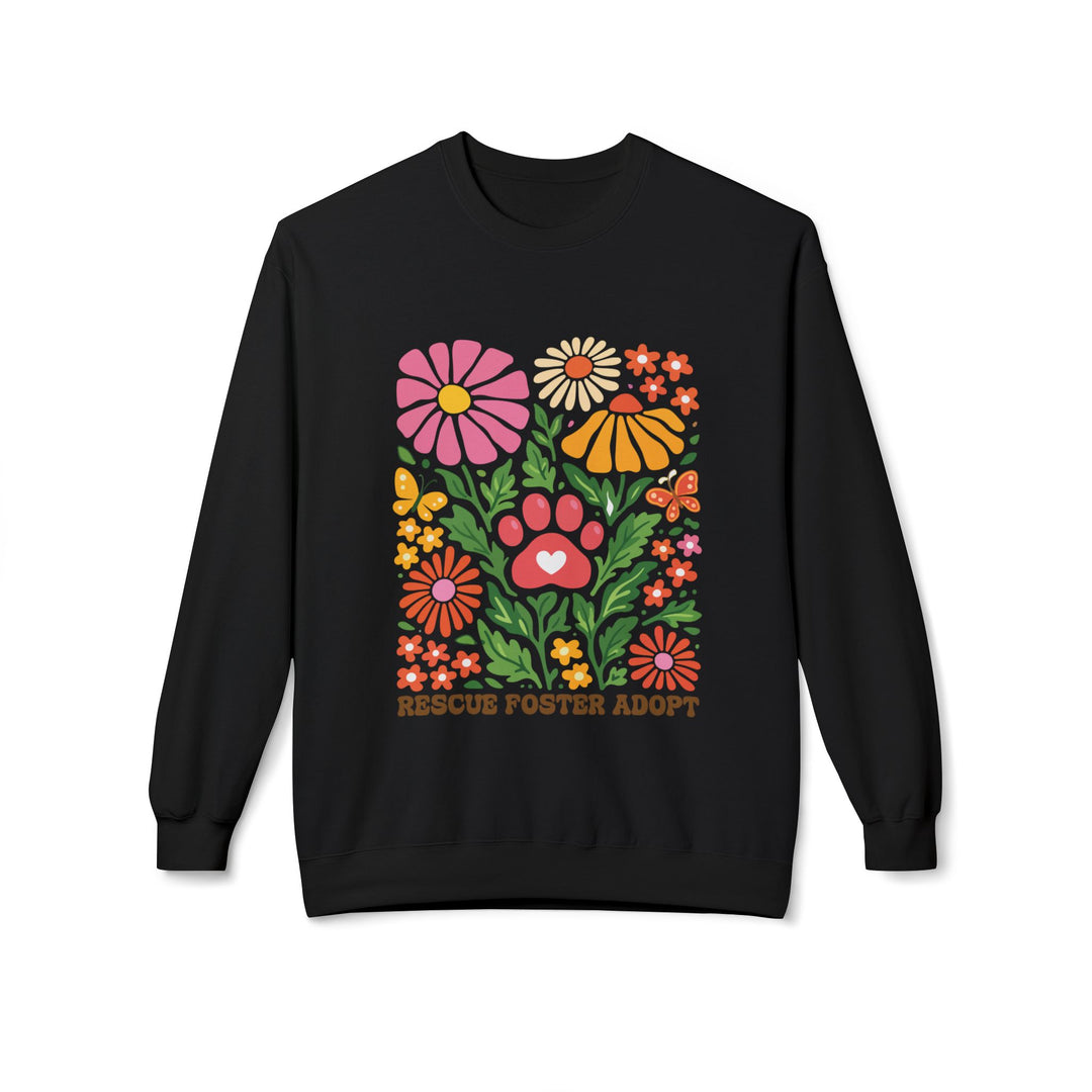 RFA Floral Collection V1 Softstyle Fleece Crewneck Sweatshirt