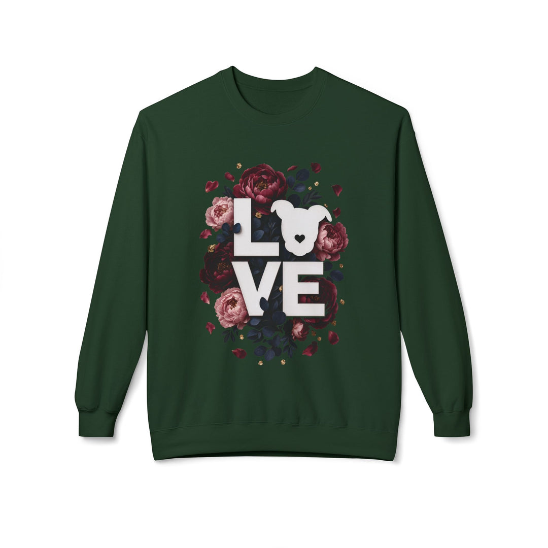 LOVE Floral Premium V1 Crewneck Sweatshirt