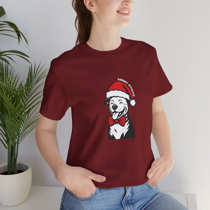 Merry Pitmas V3 Unisex Short Sleeve T-shirt