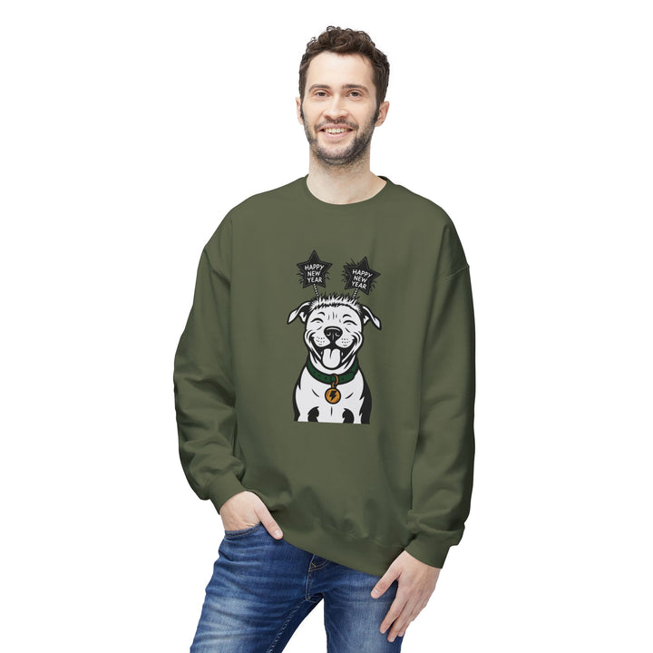 Happy New Year Pit LMTD. Softstyle Fleece Crewneck Sweatshirt