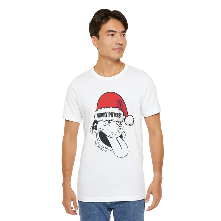 Merry Pitmas V2 Unisex Short Sleeve T-shirt