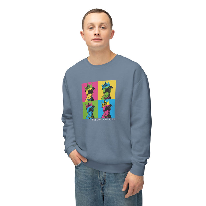 A Rescue Royalty Color Block Unisex Sweatshirt