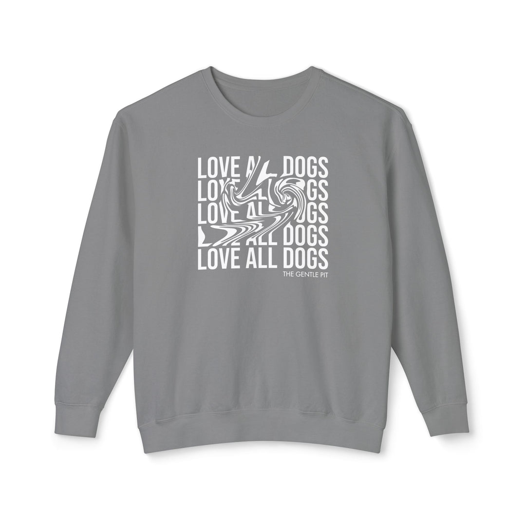 Love All Dogs Illussion Unisex Premium Sweatshirt