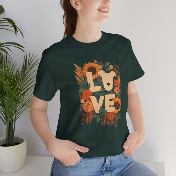LOVE Floral Premium V2 Short Sleeve Tee