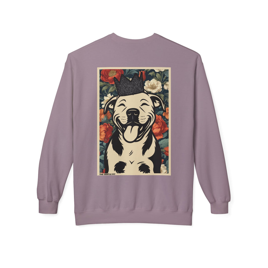 Baby Pit Floral Softstyle Fleece Crewneck Sweatshirt