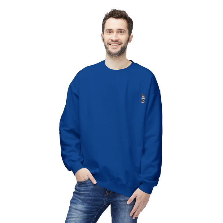 Crowned Pit BW Softstyle Fleece Crewneck Sweatshirt