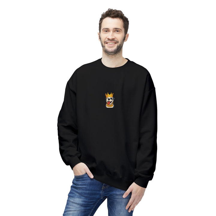 Crowned Pit Emoji Softstyle Fleece Crewneck Sweatshirt
