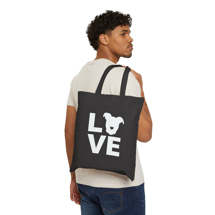 LOVE Cotton Canvas Tote Bag