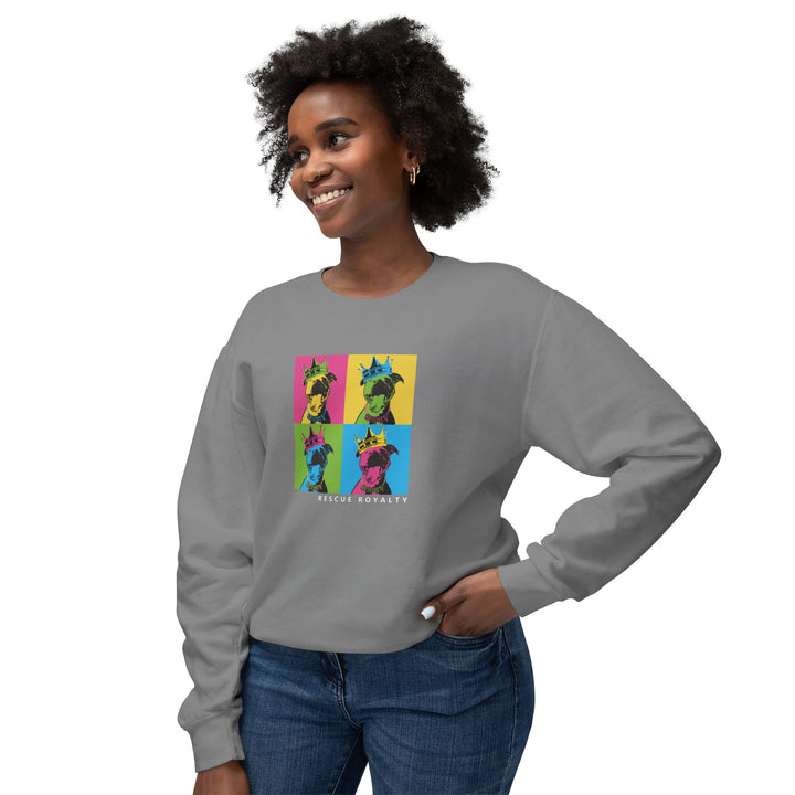 A Rescue Royalty Color Block Unisex Sweatshirt