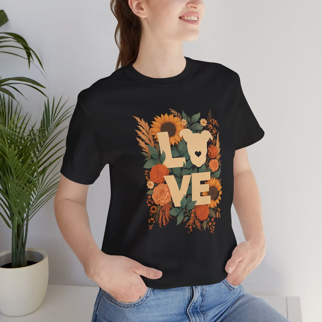 LOVE Floral Premium V2 Short Sleeve Tee