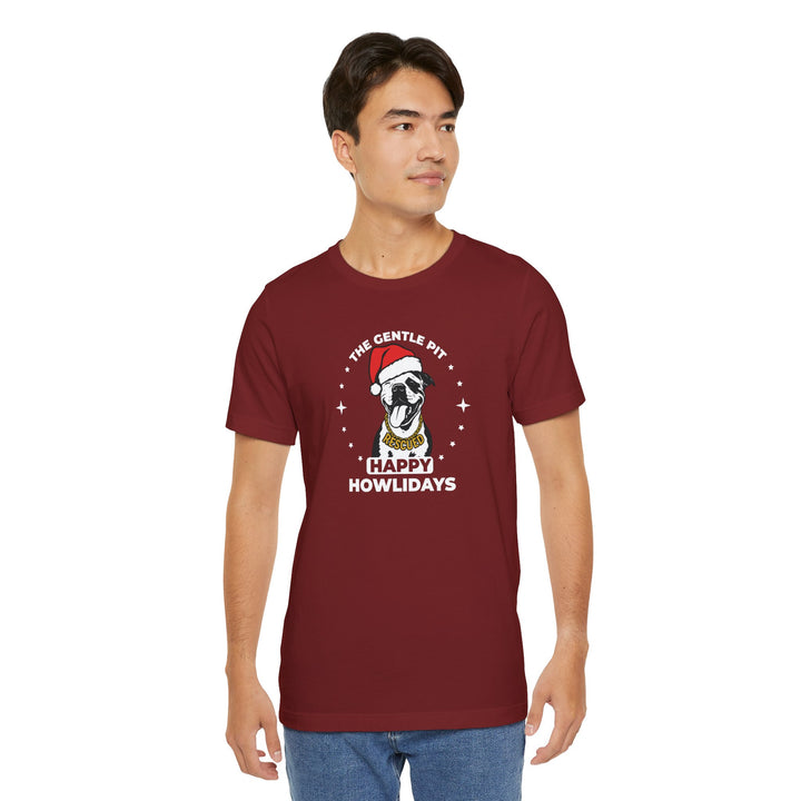 Happy Howlidays 2025 V3 Unisex Short Sleeve T-shirt