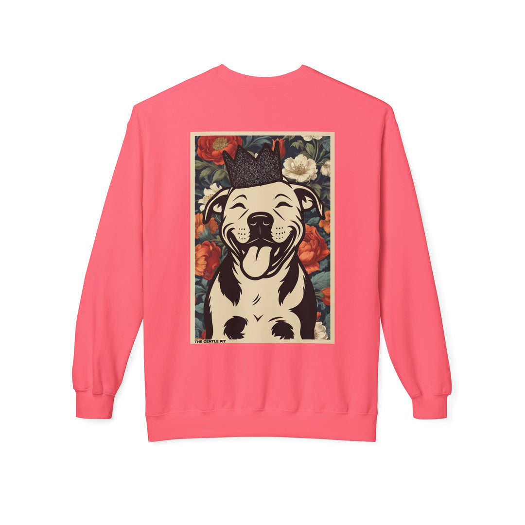 Baby Pit Floral Softstyle Fleece Crewneck Sweatshirt