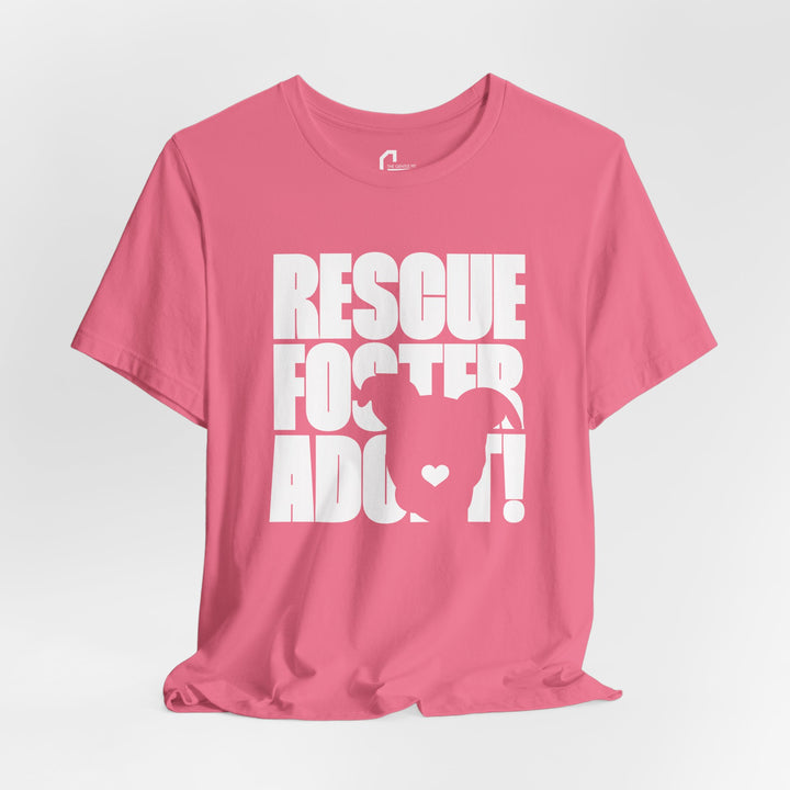 Rescue.Foster.Adopt V3 Unisex Short Sleeve T-shirt